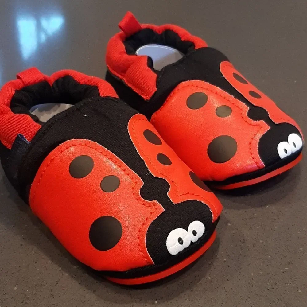 Ladybug Baby/Toddler Slippers. NEW!